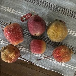 Fruit decor 6 pieces